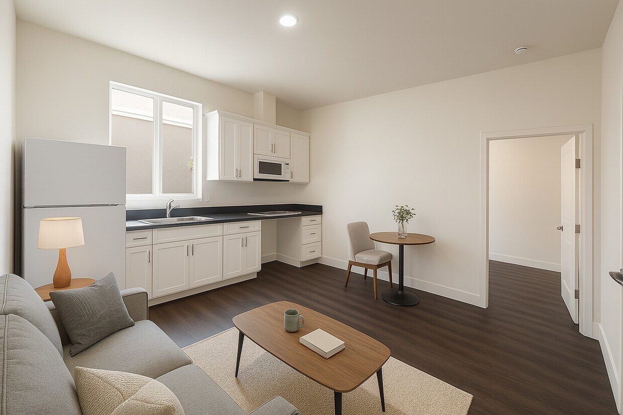 Floor Plan - 1 Bedroom Apartment