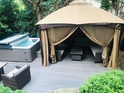Spa area in daylight - 4050 Davana Rd House