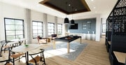 Game Room with Billiards - Amano Apartments