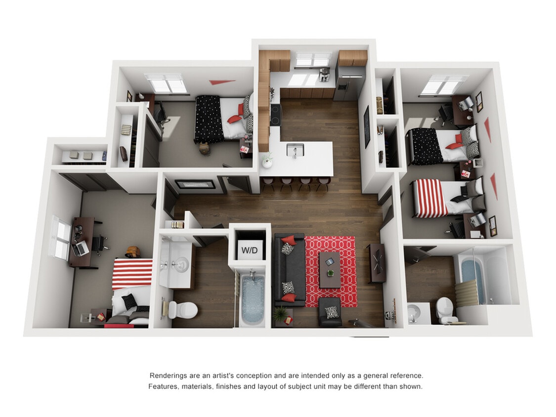 -SOLD OUT- - 3BR/2BA - Orbit - D