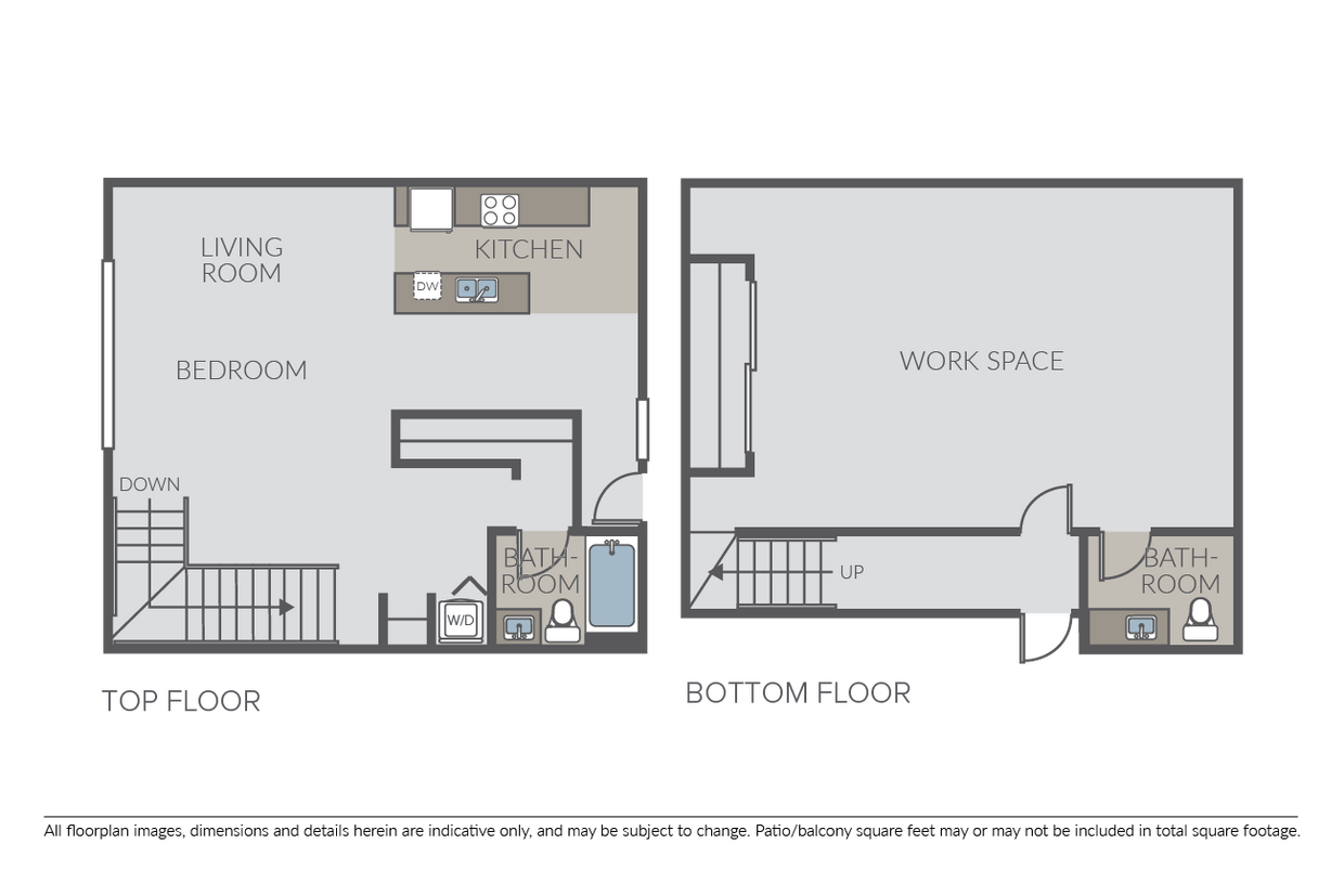 Floor Plan - The Hayes (Live/Work)