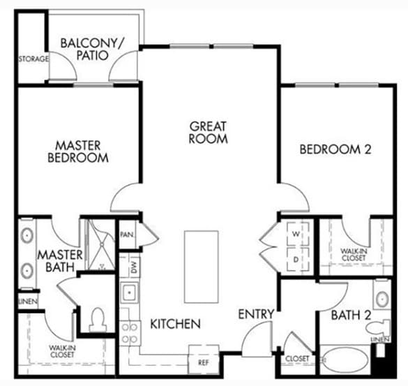 Floor Plan - 2BDBR