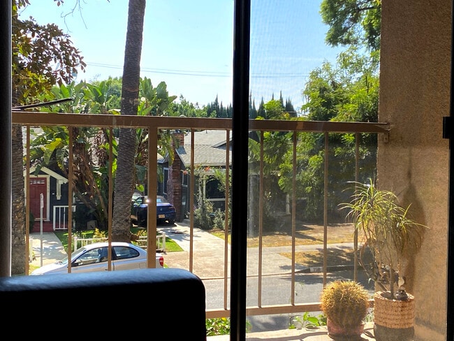 Living Room Balcony - 7505 Hampton Ave Unit 1