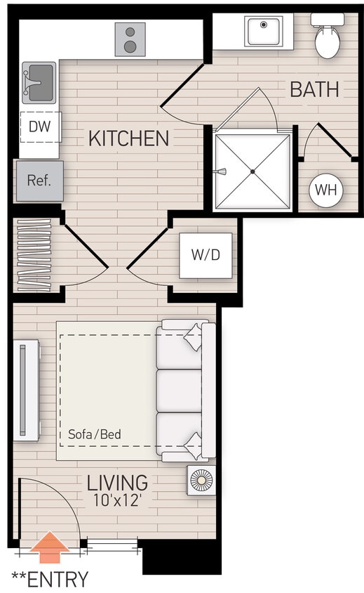 Floor Plan - Del Rey - Plan 104