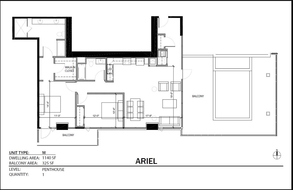 Floor Plan - M - Penthouse