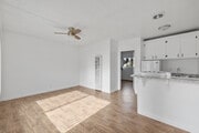 1BR, 1BA - 460SF - Living Room / Dining Room - The Plaza