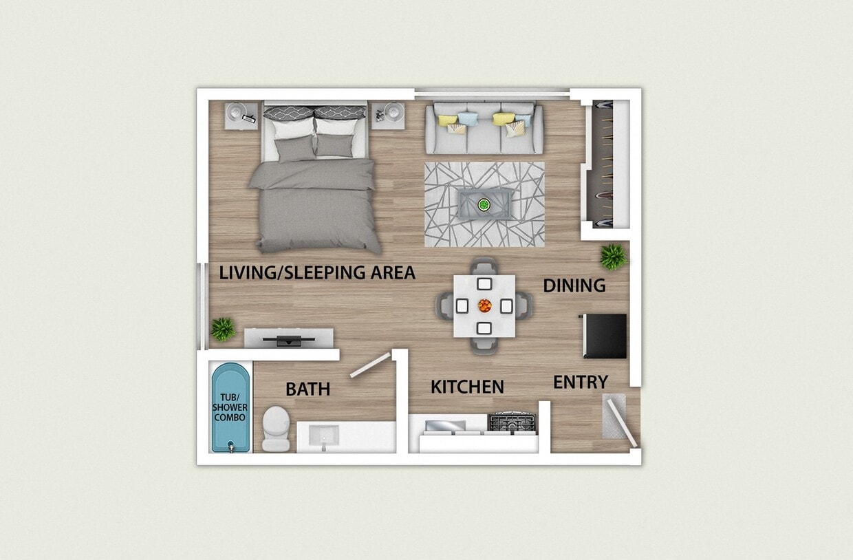 Floor Plan - Efficiency