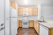 1BR, 1BA - 694SF - Kitchen - Burbank Senior Artists Colony