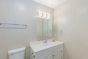 2BR, 1BA - 800SF - Bathroom - Moss Gardens Apartments