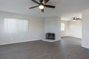 3BR, 3BA - 1,320SF - Living Room - Richelieu Apartments