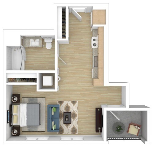Studio Apartment - S1