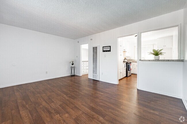 Studio - 605SF - Living Room - Palm Gate Apartments