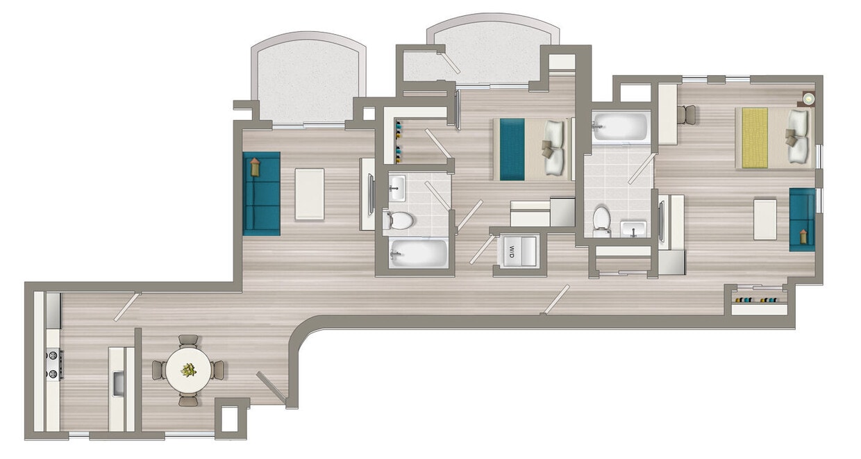 Floor Plan - 2 Bedroom