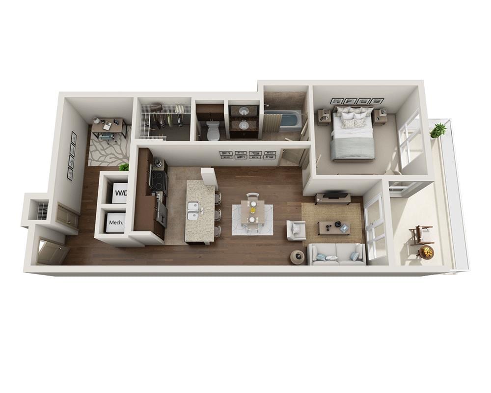 Floor Plan - Plan H (A1AD)