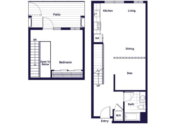Floor Plan - A23L Loft + Den