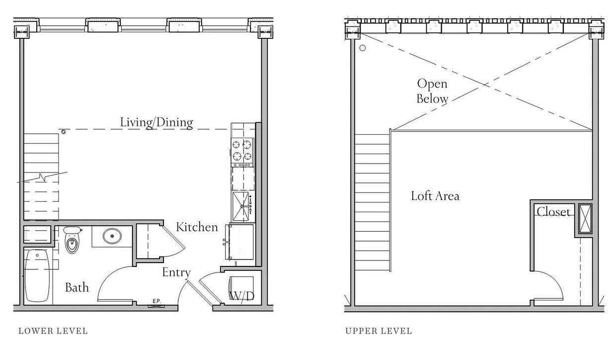 Studio Loft - C Floorplan - Studio Loft - C