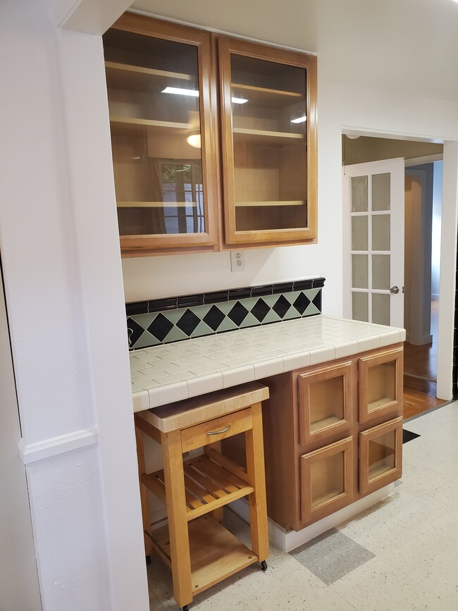 extra storage under kitchen cabinets - 663 Marine St Unit B