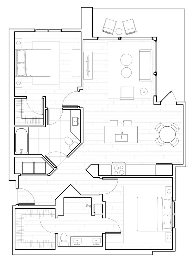 Floor Plan - B TWO