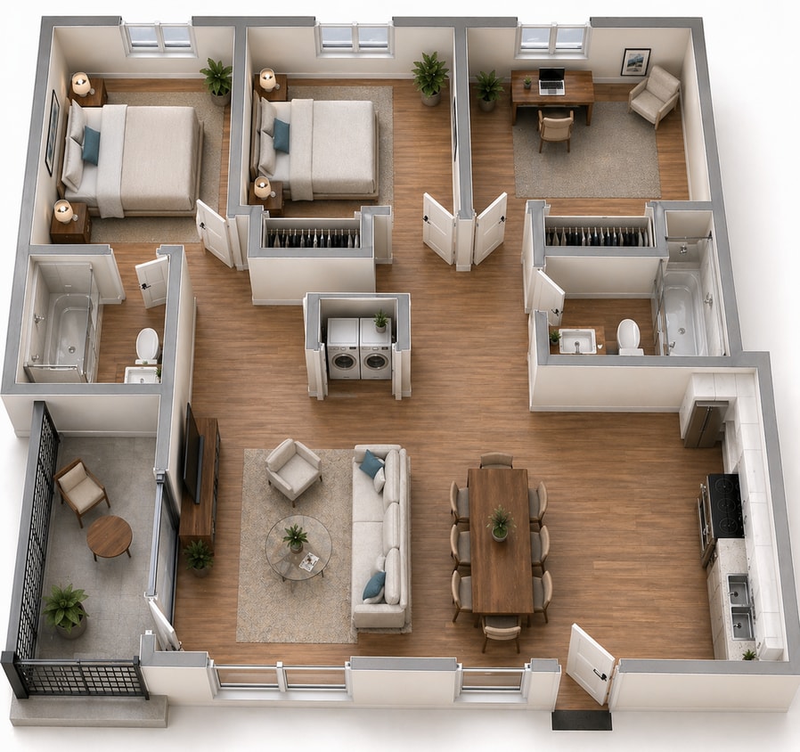 Floor Plan - Plan 3-R