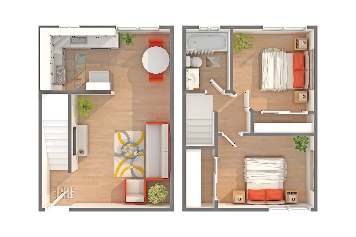 Imperial | 2-Bedroom Floorplan - Imperial