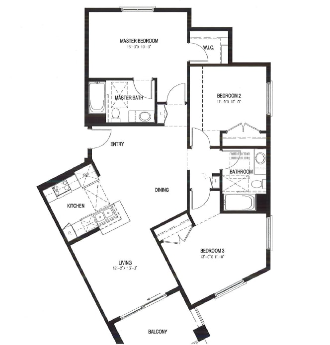 Floor Plan - 3 Bedroom