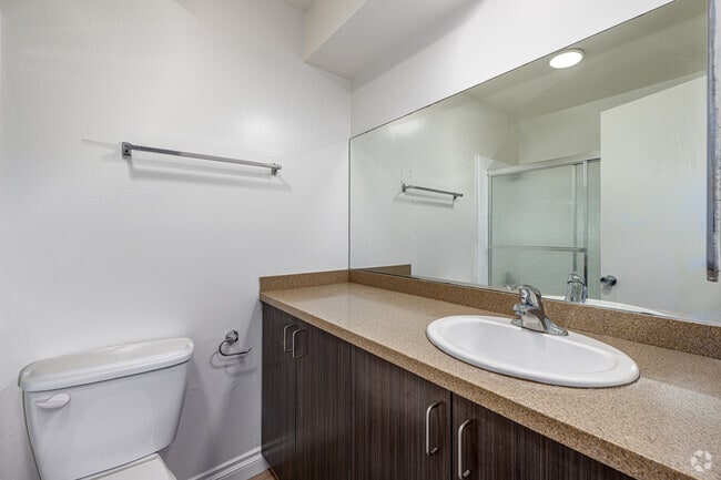 2BR, 2BA -unit 335-950 SF - Primary Bathroom - Mardi Gras Apartments