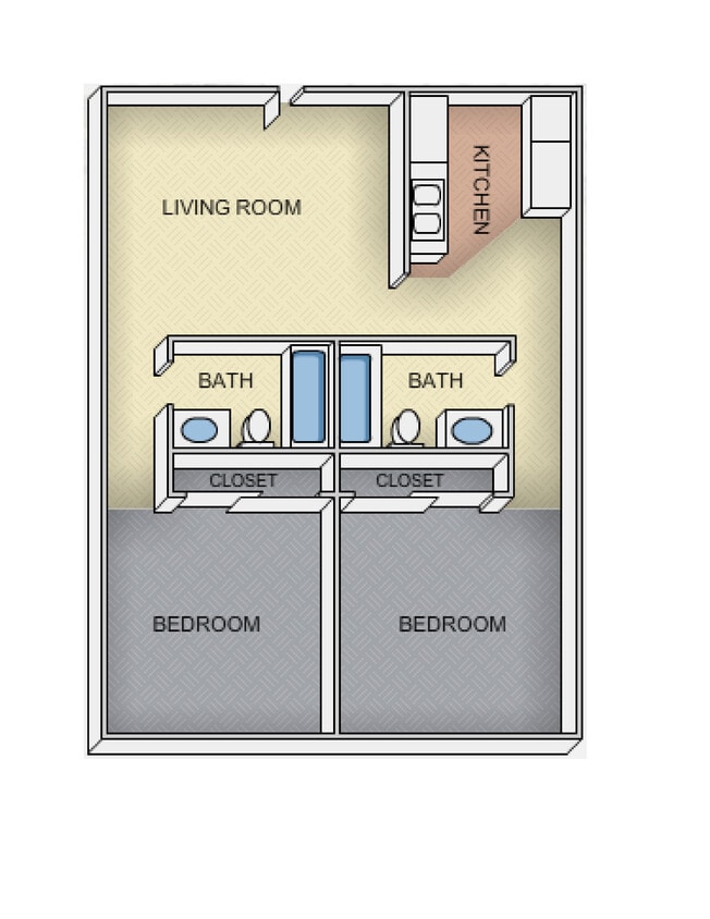 Floor Plan - 2 bedroom