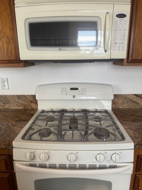 gas stove/oven and built in microwave - 109 W Spring St Unit #C
