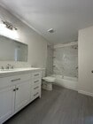 Master bathroom - 10208 Beach St Townhome