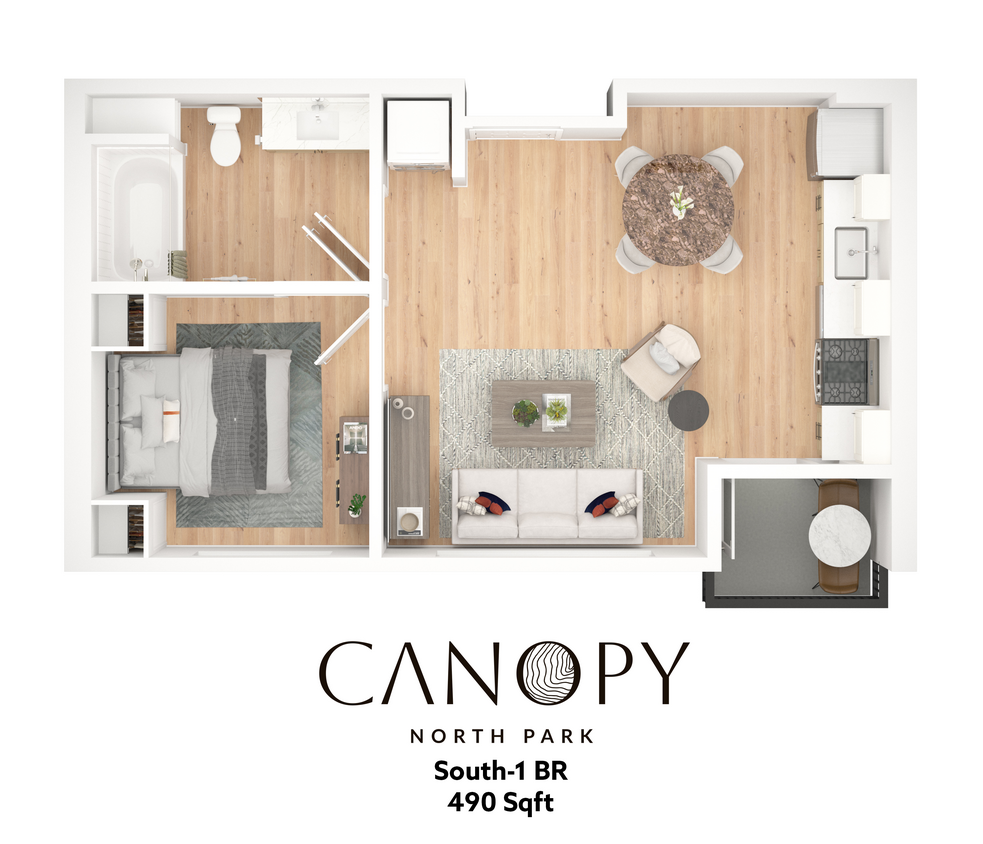 SOUTH-1BR-V3 (1).jpg - 1 Bedroom; 1 Bathroom