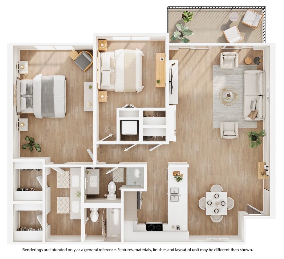 Floor Plan - B3 - Renovated