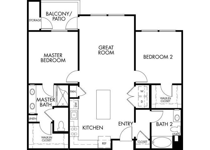 Floor Plan - 2BDFR