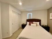 Guest bedroom fits up to Queen size bed + 2 nightstands - 1135 Calle Montana Condo