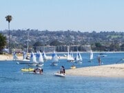 100 steps to mission Bay and the 15 Mile Long boardwalk that surrounds it - 830 Island Ct Unit IslandCt 92109
