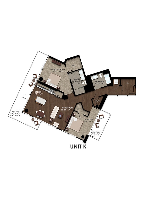 Floor Plan - 2-K