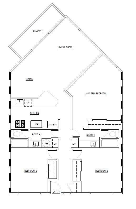 Floor Plan - Three Bedroom