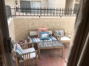 Living Room Balcony - With Storage Space - 2405 34th St Townhome
