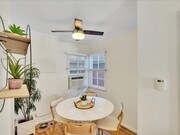 Dining room with window ac unit - 4266 Troost Ave House