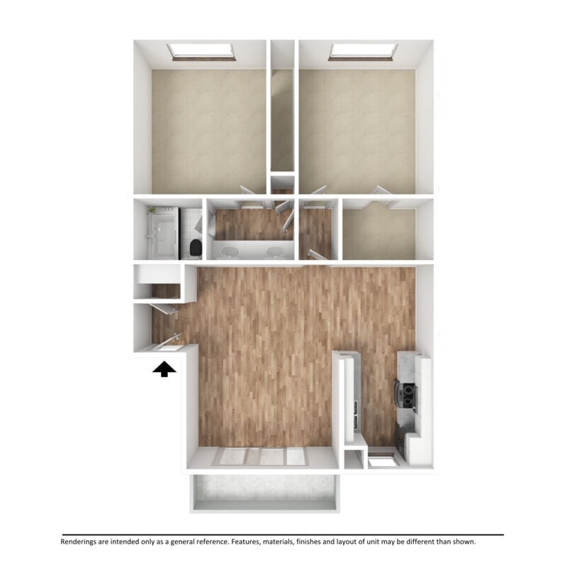 Floor Plan - 2X1R