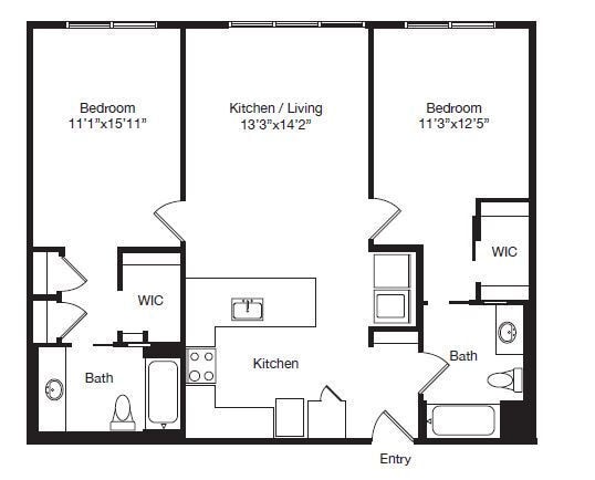 Floor Plan - B01 | 2X2