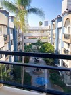 Interior Courtyard - Palm Court Apartments