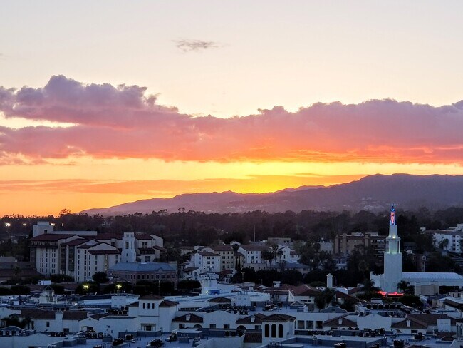 View Out of West Bedroom Window - 969 Hilgard Ave Unit Penthouse 8