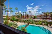 View from private balcony - 255 S Avenida Caballeros Condo Unit 208