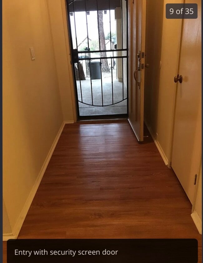 Entrance with screen security door - 10431 Santana St