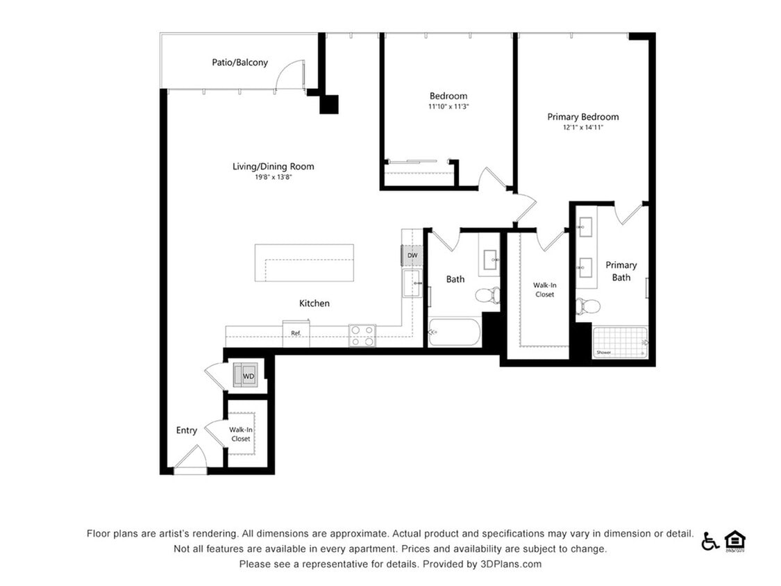 C5 | 2 bed 2 bath | 1,428 sq. ft. - C5