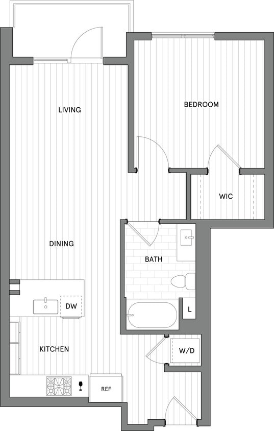 Floor Plan - 1B.B2