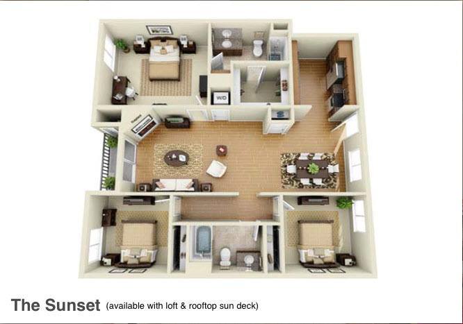 Floor Plan - The Sunset