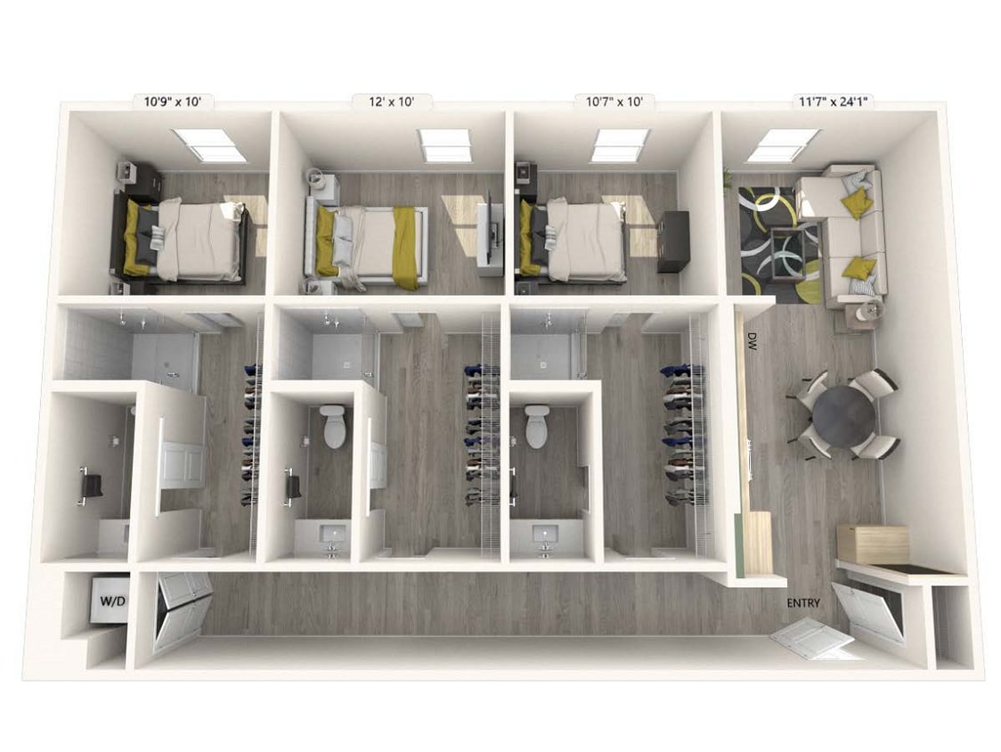 Floor Plan - C4V-FinishI-Unit504
