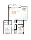 Floor plan - 1477 Canfield Ave. Apartments