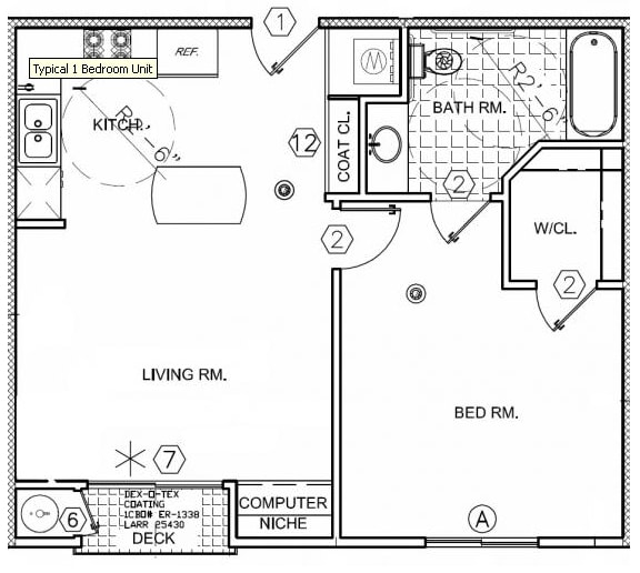 1BR/1BA
